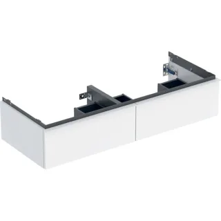Geberit iCon Unterschrank für Doppel-Waschtisch, 2 Schubladen 502314011