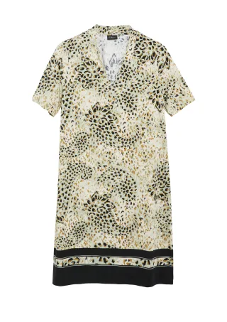 s.Oliver BLACK LABEL - Kleid türkis/beige/mehrfarbig - Gr. - 40