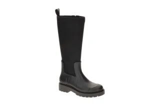 Calvin Klein YW02002 BEH Damenstiefel ck black Stretch-Schaft 37cm Airfit Tec...