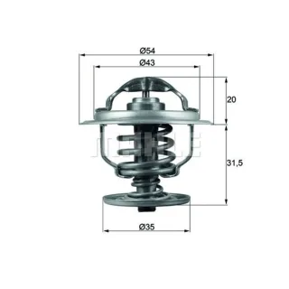 Mahle Thermostat mit Dichtung Seat Audi Skoda VW Golf 5