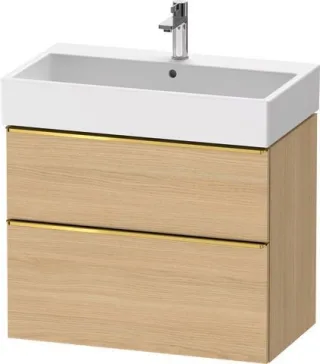 Duravit D-Neo Waschtischunterbau wandhängend Natur Eiche Matt 784x442x625 mm - DE4373034300000 DE4373034300000