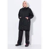 Ulla Popken Wintermantel Regenmantel wasserdicht A-Linie Seiten-Zipper