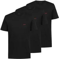 HUGO Unterziehshirt Crew-Neck T-Shirt (3-St., 3 Stück) mit Logo-Print