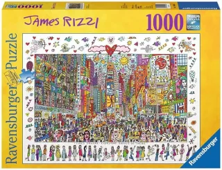 Ravensburger Puzzle 19069 - James Rizzi: Times Square [1.000 Teile]