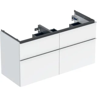 Geberit iCon Unterschrank für Doppel-Waschtisch, 4 Schubl. 502309012