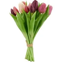 Kunsttulpe Tulpenbund, Creativ green, Höhe 30 cm, aus 12 Einzelstielen