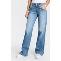 Herrlicher Straight-Jeans Edna Denim unten leicht ausgestellt, High Waist