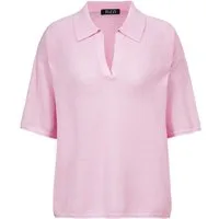 TUZZI Strickpullover Pulli ROSÉ ALL DAY mit Polokragen