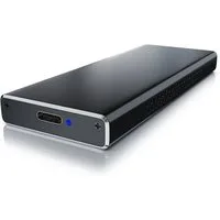 CSL Festplatten-Gehäuse für NVME M.2 SSDs, USB 3.2 Gen2 Festplattengehäuse aus Aluminium, M.2 Key-M PCIe extern, unterstützt UASP, Plug & Play, Typ C auf Typ A
