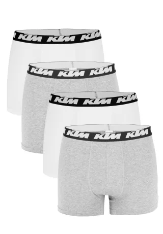 KTM by FREEGUN Boxershorts für Herren Unterwäsche Pant Men´s Boxer 4 er Multipac...