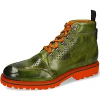 Melvin & Hamilton Trevor 5 Leder-Schnürstiefeletten für Herren Stiefelette Flache Absätze, Echtes Leder, Vegetabile Gerbung