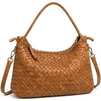 COLLEZIONE ALESSANDRO Schultertasche Vintage, aufwendig geflochtenes Leder