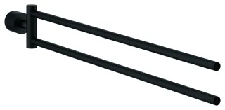 GROHE Handtuchhalter Atrio 40888, 2-armig phantom black, 40888KF0 40888KF0