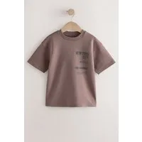 Next Print-Shirt Kurzarm-T-Shirt aus schwerem Material mit Grafik (1-tlg)