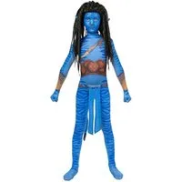 Maskworld Kostüm Blauer Stammeskrieger Kostüm für Jungen, Na'wie cool ist das denn?! Wasserblaues Filmkostüm im Stil des große