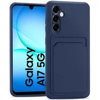 CoolGadget Handyhülle Card Case Handy Tasche für Samsung Galaxy A17 5G 6,7 Zoll, Silikon Slim Schutzhülle mit Kartenfach für Samsung A17 (4G/5G) Hülle