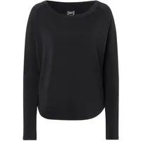 SUPER.NATURAL Langarmshirt Everyday Crew (Merino-Mix) schwarz Damen