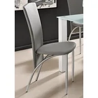 OTTO home Esszimmerstuhl Nico (Set, 2 St), Bezug in Kunstleder, Metallgestell