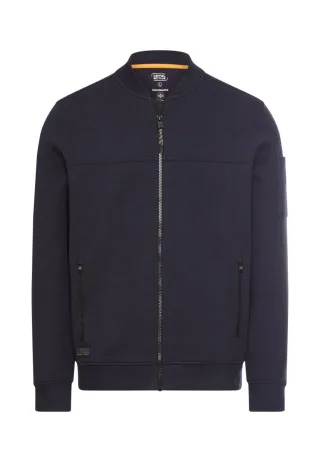 camel active - Sweatjacke mit Stehkragen blau - Gr. - L
