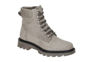 Tamaris Damen Stiefeletten 1-25909-41 Grau - bequeme Lace Up Boots