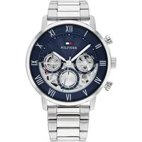 Tommy Hilfiger Multifunktionsuhr CLASSIC 1710569, Quarzuhr, Armbanduhr, Herrenuhr, Datum, Edelstahlarmband
