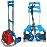 relaxdays Sackkarre klappbar bis 70 kg, blau