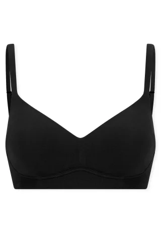 SCHIESSER - Soft BH mit Schale schwarz - Gr. - 85C