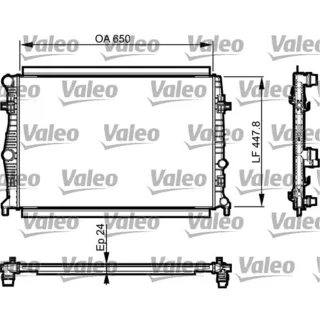 Valeo Motork?hler Audi A3 Seat Leon Skoda Octavia VW Golf 7