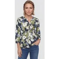 Olsen Tunikashirt mit Allover-Dessin und Tunikaausschnitt