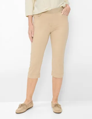 Raphaela by Brax Damen Caprihose Style PAMINA CAPRI BAILEYS, Beige, Gr. 46K