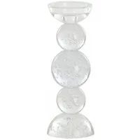Light & Living Kerzenhalter Kerzenleuchter Itinga Glas Klar (26,5cm)