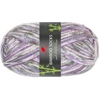 Pro Lana BAMBOO SOCKS color Häkelwolle, 400 m (seidenweiche und vegane 4-fach Sockenwolle), 100 g