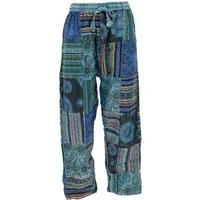 Guru-Shop Relaxhose Patchwork Yogahose, Goa Hose, Loose fit Hose -.. Hippie, Ethno Style, alternative Bekleidung
