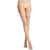 Wolford Halterlose Strümpfe Satin Touch 20 Stay-Ups mit verführerischem breitem Spitzenbund