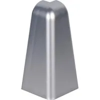 FN Neuhofer Sockelleiste Neuhofer Außenecke 30 x 30 x 60 mm Silber bedampft
