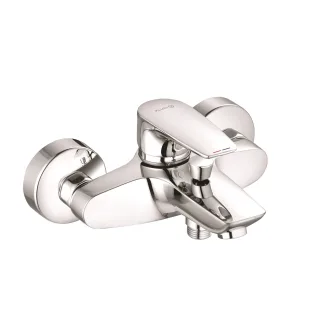 KLUDI PURE & SOLID Wannenfüll- und Brause-Einhandmischer eigensicher chrom 346810575