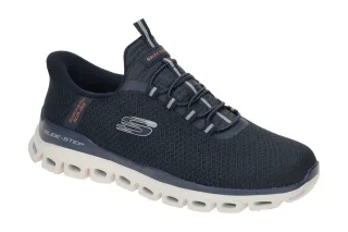 Skechers 233010 NVY Herren Slipper sportliche Sneaker navy blau Air Cooled Me...