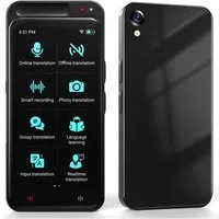 Senmudi Sprachcomputer 150 Sprachen Intelligenter,Übersetzer Sprachübersetzer Gerät, 4.1 Zoll HD-Display für Reisen & Business, WLAN/Hotspot/Offline-Modus