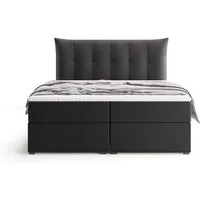 Labett Boxspringbett mit Bettkasten & H3/H4 Matratze PREMIUM 10, 160x200 180x200 200x200 (2 Bettkästen, Topper), 7-Zonen Taschenfederkernmatratze H3 oder H4
