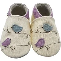Yalion Leder Baby-Lauflernschuhe, weich, rutschfest, handgefertigt Krabbelschuh Baby Schuh aus echtem Leder,Barfußgefühl & rutschfester Sohle
