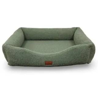 Petliving orthopädisches Hundebett Teddy kuschelweich grün XXL