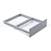 Hailo Einbaumülleimer Hailo Clipsrahmen 1094099 graublau für Raumspar-Tandem und Rondo