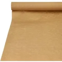 PAPSTAR Tischdecke Papiertischtuch mit Damastprägung 25 m x 1 m natur