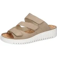 Waldläufer H-WILLOW Pantolette Sommerschuh, Hausschuh, Keilabsatz, mit Korkfußbett, H-Weite