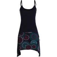 Vishes Sommerkleid Asymmetrisches Damen Sommerkleid aus Baumwolle im Lagenlook Alternative Mode, Boho, Hippie, Ethno, Festival
