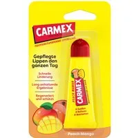 Carmex Lippenpflegestift Carmex Peach Mango Tube - Lippenpflege für trockene Lippen - 10g
