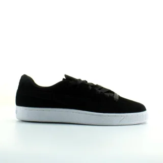 Puma Wildleder Crush Black Leder Damen Schnürtrainer 369251 03