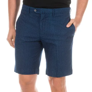Gerade geschnittene Denim-Shorts für Herren mit Saum HM800752