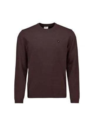No Excess - Pullover Crewneck Melange Dark Brown - Gr. - XXXL