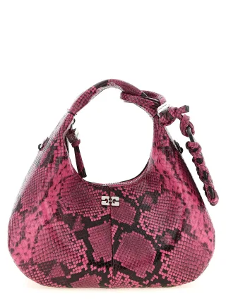 Ganni Fuchsia Taschen aus recyceltem Polyester